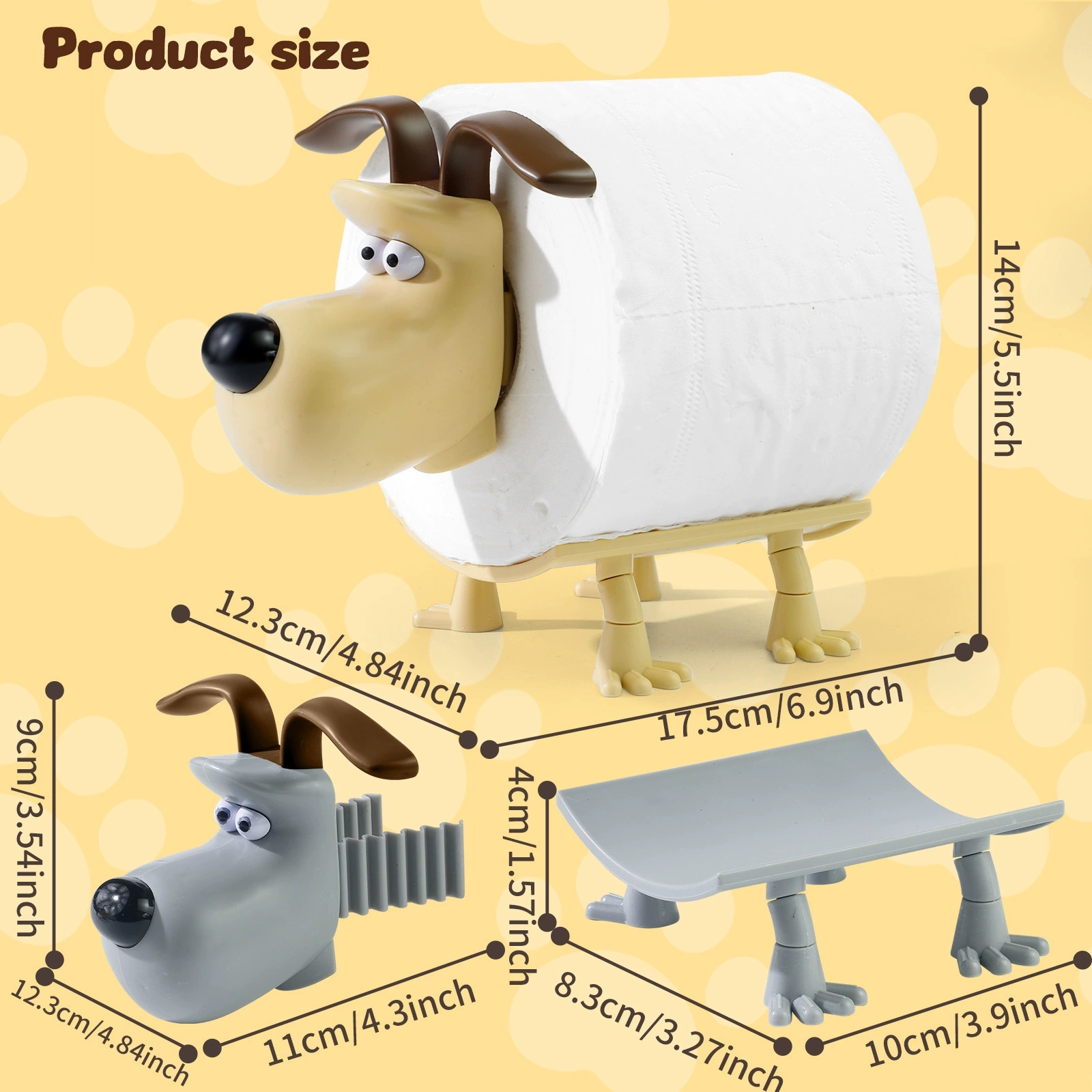 Fun Dog Toilet Paper Holder Ho - Zara Home Bathroom Accessories ulasan dan harga