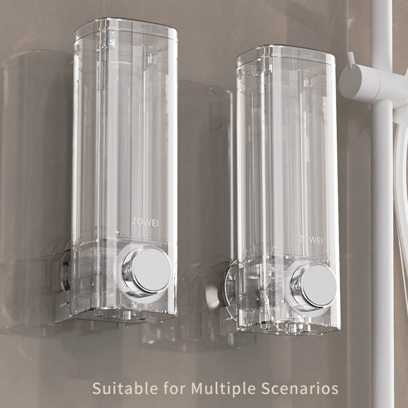 450ml New Transparent Liquid S - Home Bathroom Wall Soap Dispenser ulasan dan harga