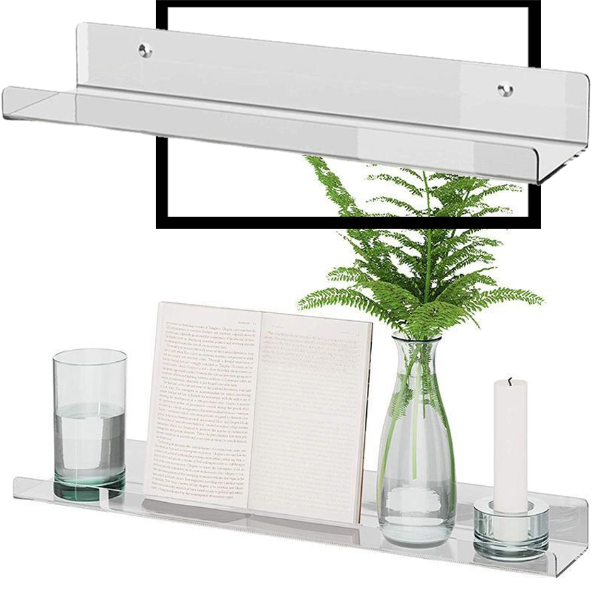 Transparent Acrylic Storage Ra - Zara Home Bathroom Accessories ulasan dan harga