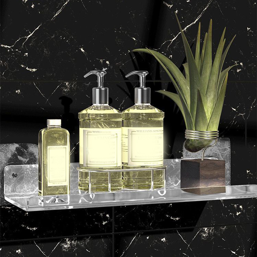 Transparent Acrylic Storage Ra - Zara Home Bathroom Accessories ulasan dan harga
