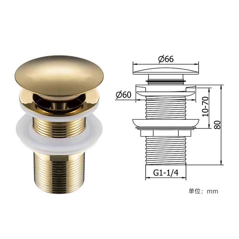 Bathroom Sink Push Down Pop Up - Home Bathroom Wash Basin ulasan dan harga