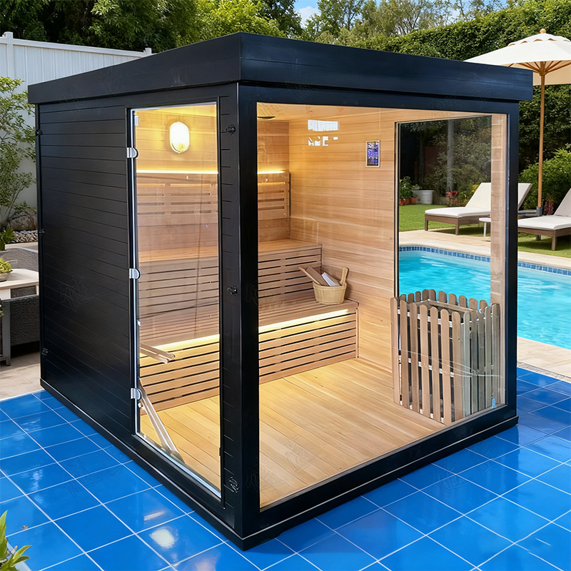 Outdoor Sauna Rest Area Wooden - Home Bathroom Sauna ulasan dan harga