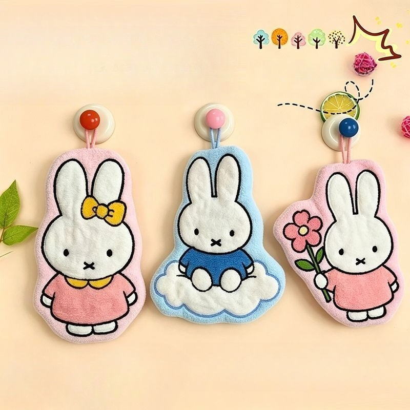 Miffy Rabbit Wipe Hand Towel C - Home Bathroom Products ulasan dan harga