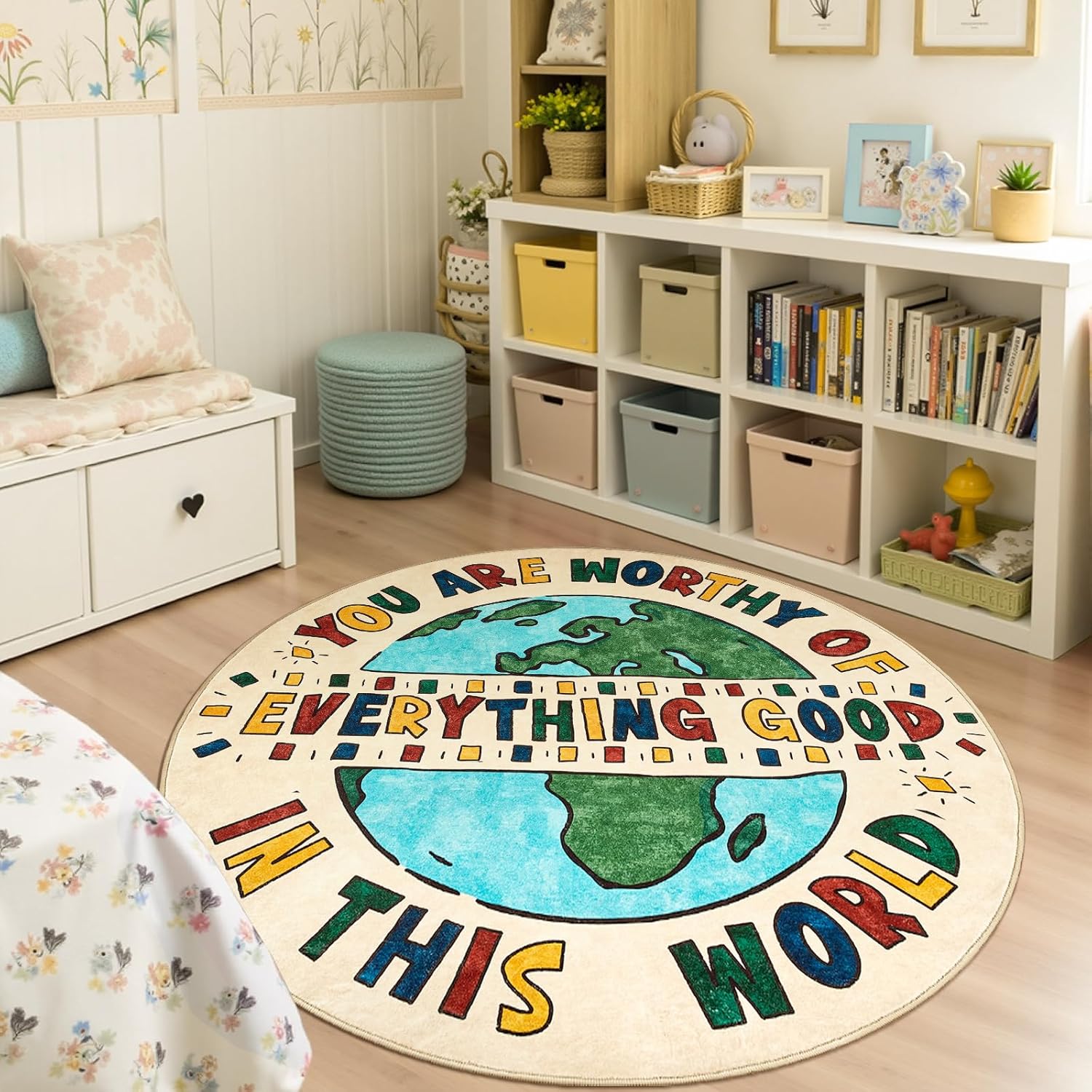 Inspirational Earth Globe Roun - Home Goods Bathroom Rugs ulasan dan harga