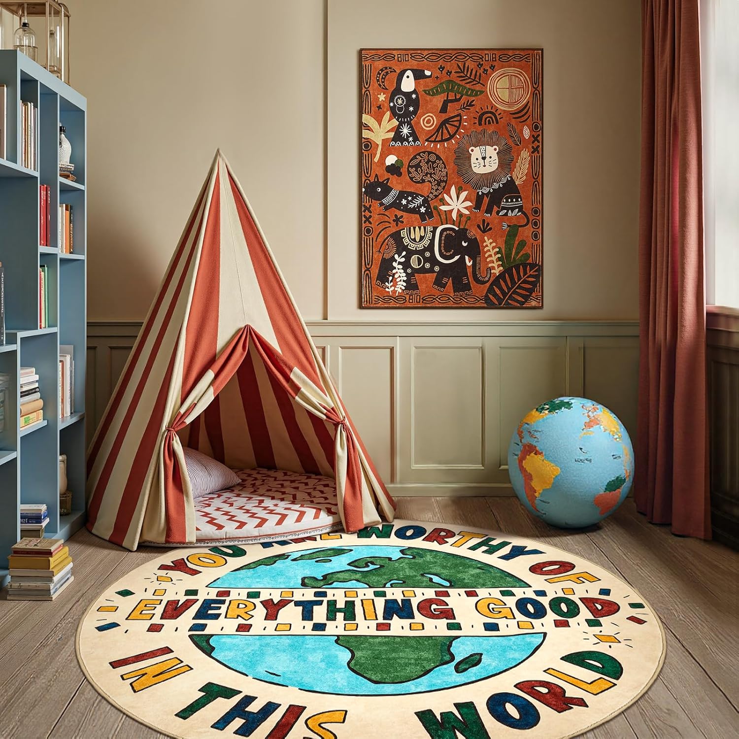 Inspirational Earth Globe Roun - Home Goods Bathroom Rugs ulasan dan harga