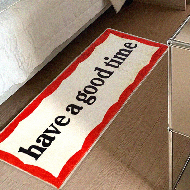 VIKAMA Cute Red Blue Carpet So - Home Goods Bathroom Rugs ulasan dan harga