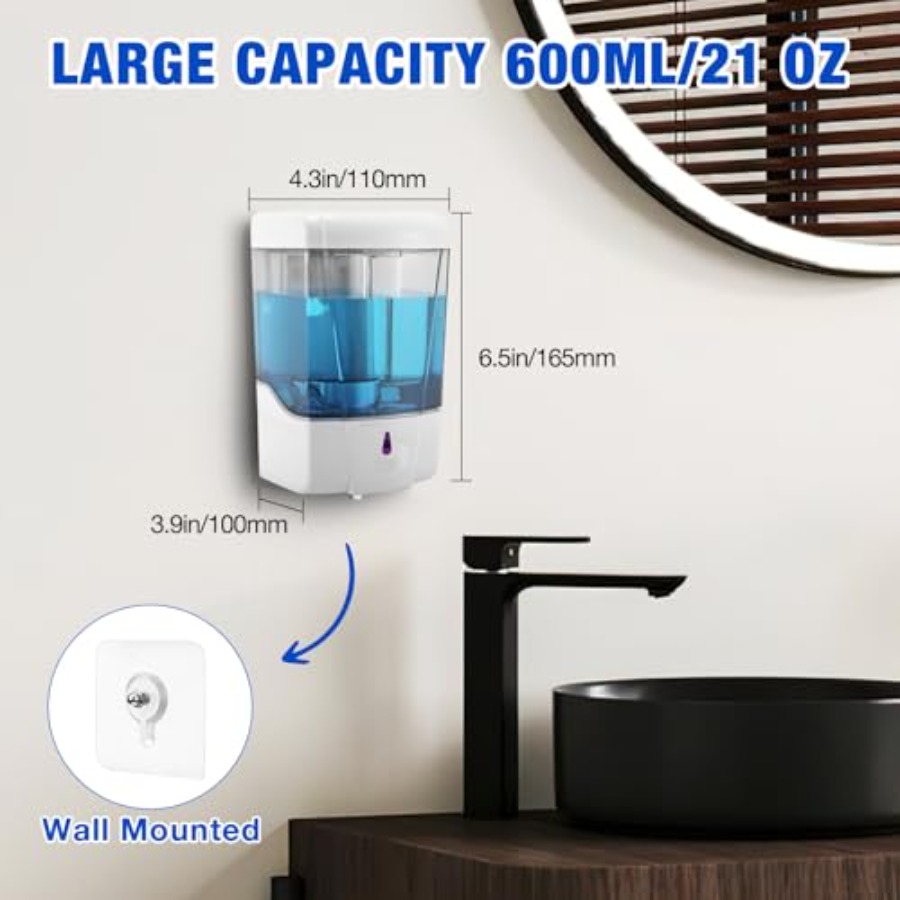 4 Pack Touchless Automatic Soa - Home Bathroom Wall Soap Dispenser ulasan dan harga