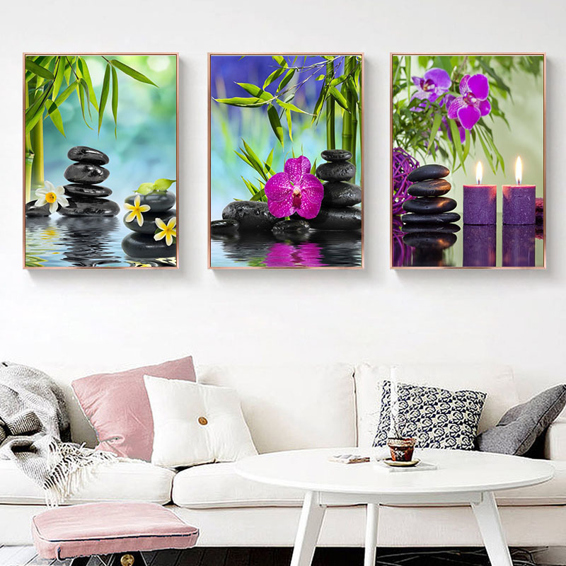 FramelessGreen Bamboo Zen Ston - Home Bathroom Pictures ulasan dan harga