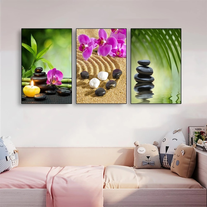 FramelessGreen Bamboo Zen Ston - Home Bathroom Pictures ulasan dan harga