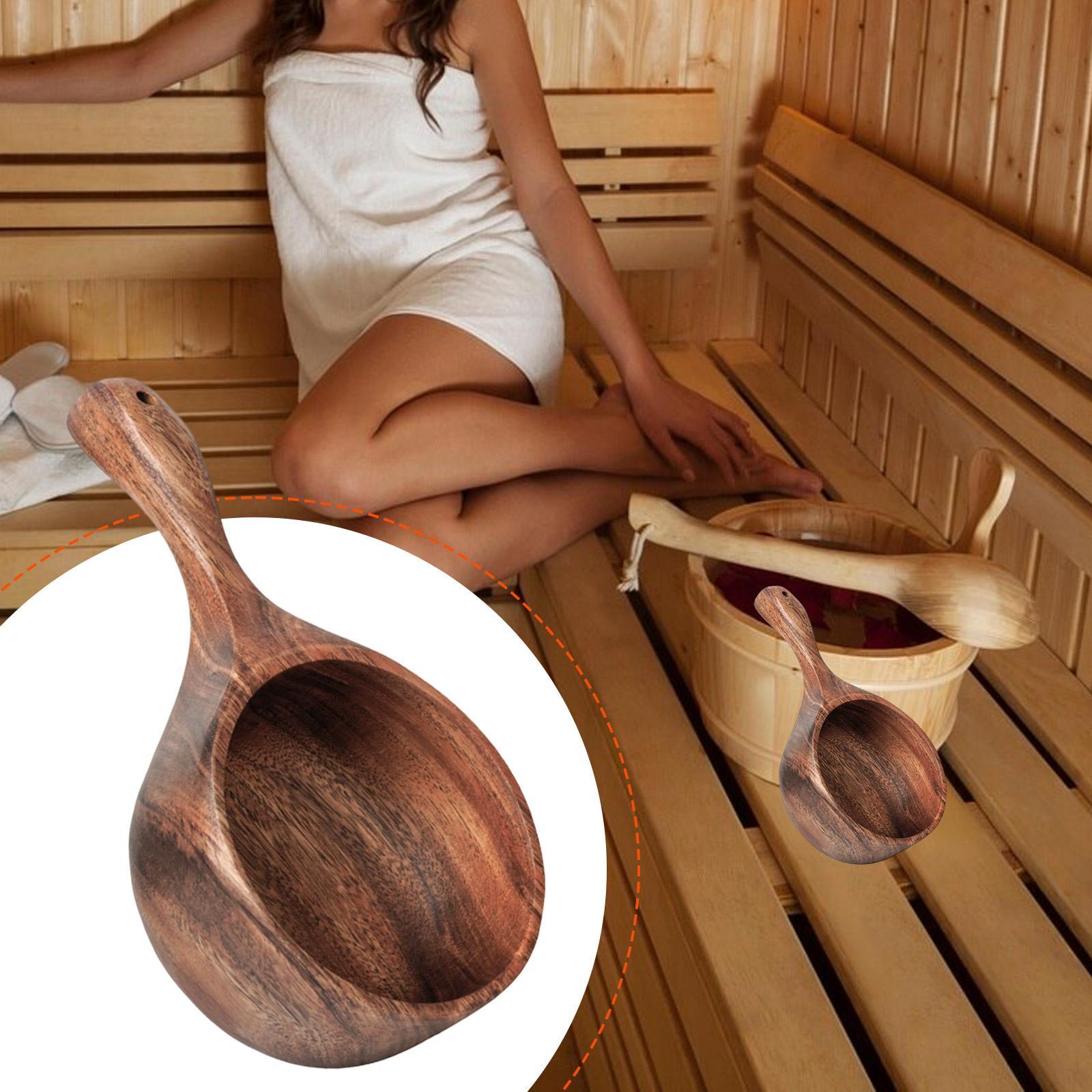 Wooden Sauna Ladle,Household U - Home Bathroom Sauna ulasan dan harga