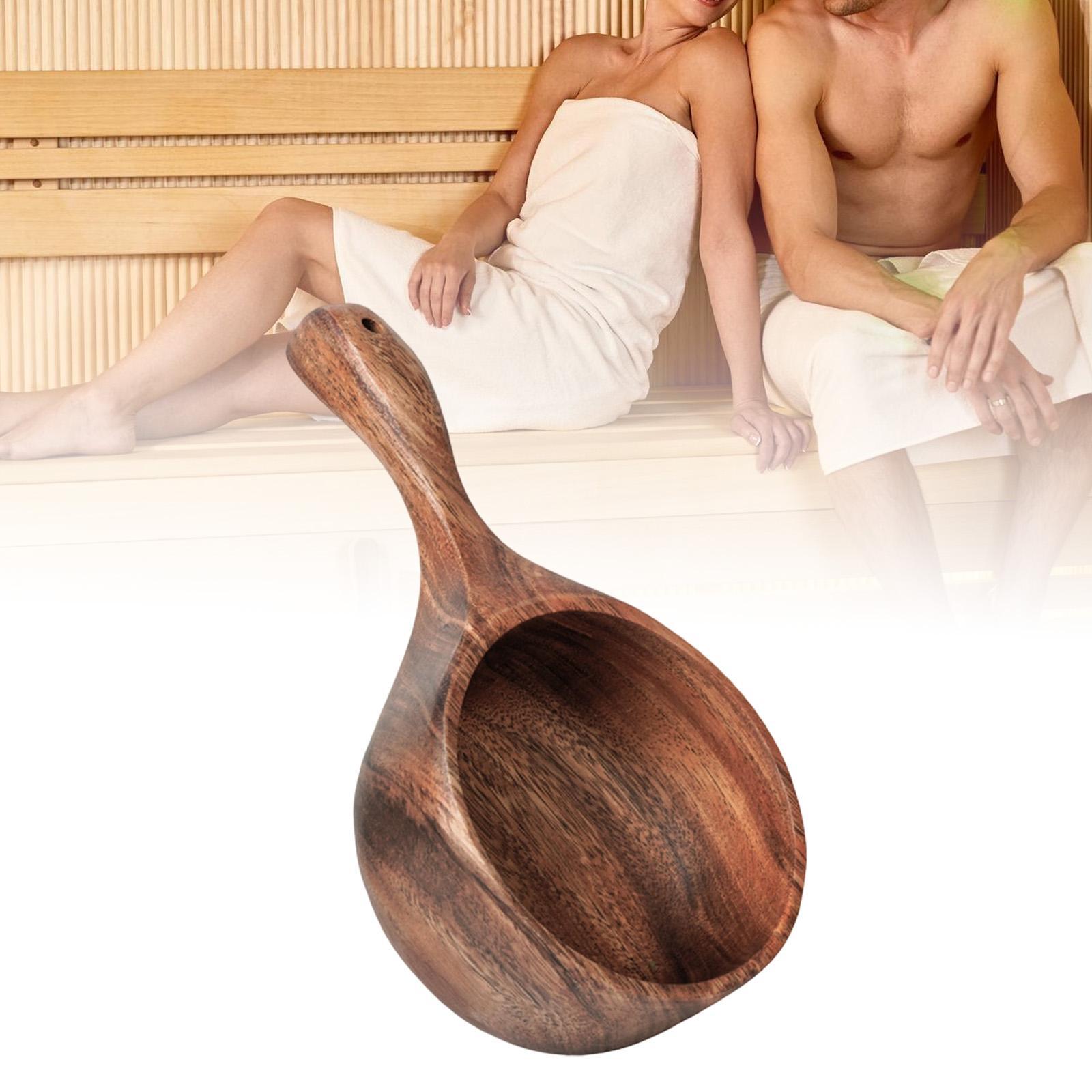 Wooden Sauna Ladle,Household U - Home Bathroom Sauna ulasan dan harga
