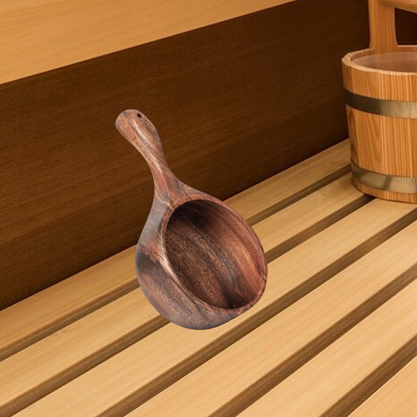 Wooden Sauna Ladle,Household U - Home Bathroom Sauna ulasan dan harga