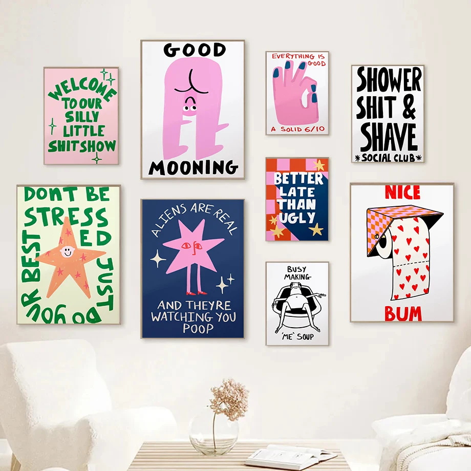 Funny Toilet Bathroom Posters  - Home Bathroom Pictures ulasan dan harga