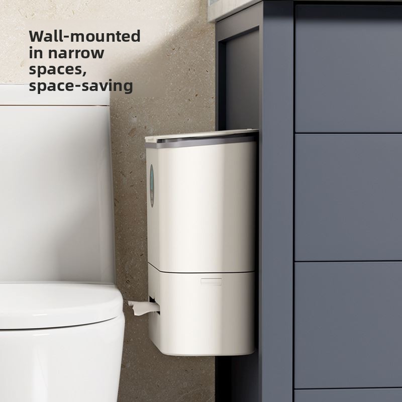 Bathroom Trash Can Toilet Pape - Home Bathroom With Two Toilets ulasan dan harga