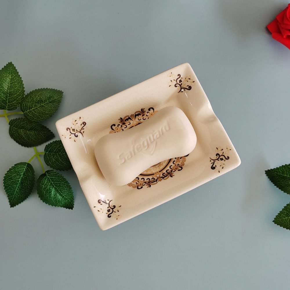 Vintage Ceramic Soap Dish Self - Glass Soap Dish ulasan dan harga