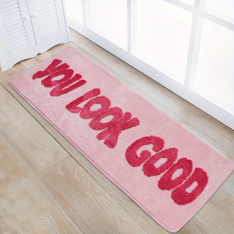 VIKAMA Orange Motivational Slo - Home Goods Bathroom Rugs ulasan dan harga