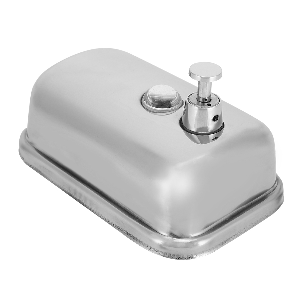 500ml Stainless Steel Wall Mou - Home Bathroom Wall Soap Dispenser ulasan dan harga