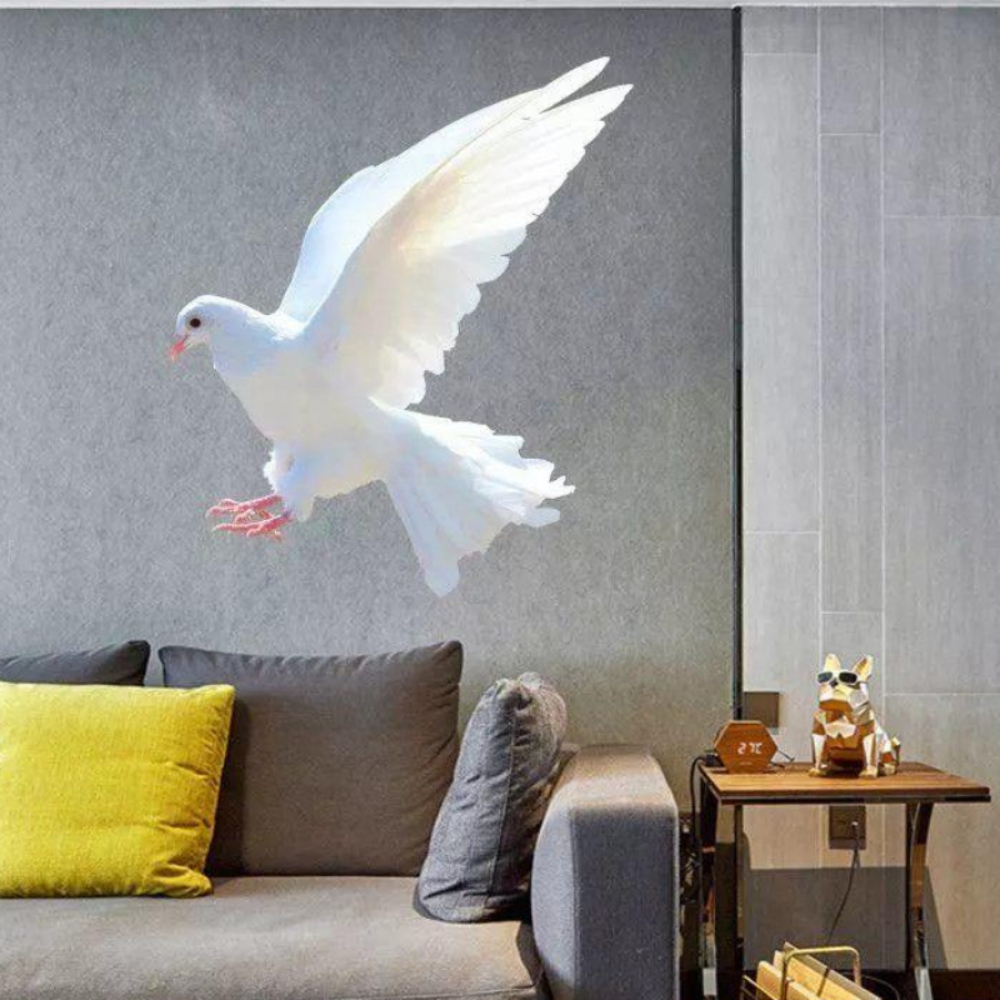 Peace Dove Wall Stickers for L - Zara Home Bathroom Accessories ulasan dan harga