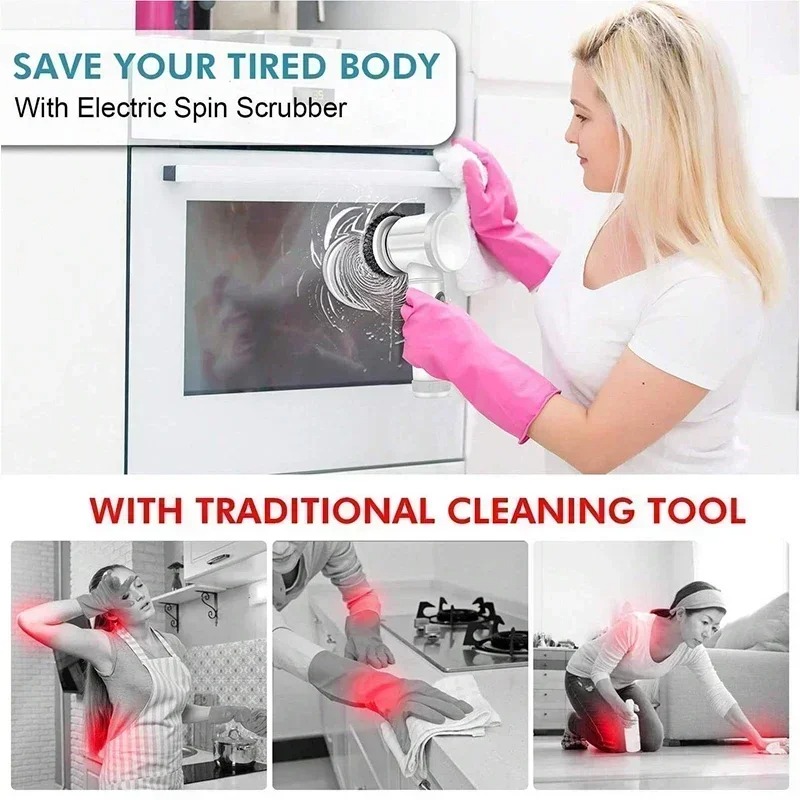 Electric Spin Scrubber – Cordl - Home Bathroom Products ulasan dan harga