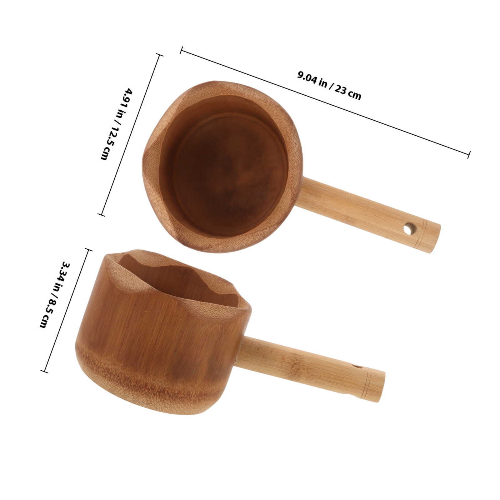 Bamboo Water Ladle Long Handle - Home Bathroom Sauna ulasan dan harga