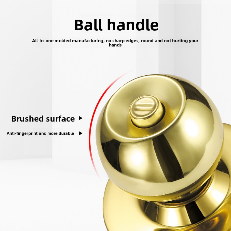 Universal Stainless Steel Sphe - Home Bathroom Lock ulasan dan harga