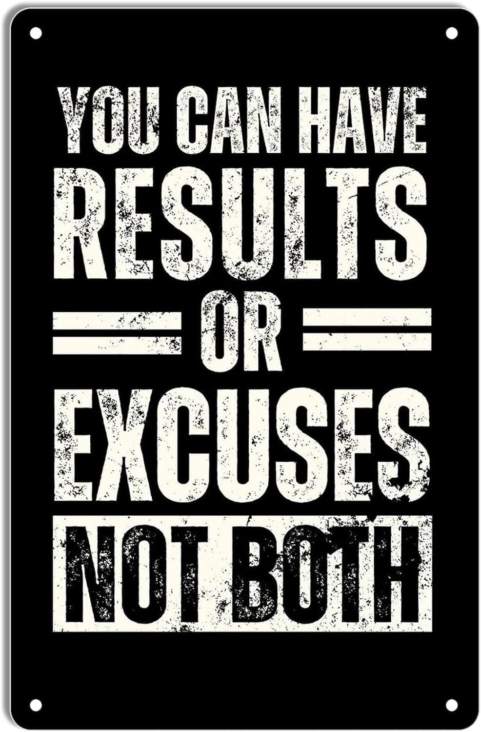 You Can Have Results Or Excuse - Home Bathroom Wall Art ulasan dan harga
