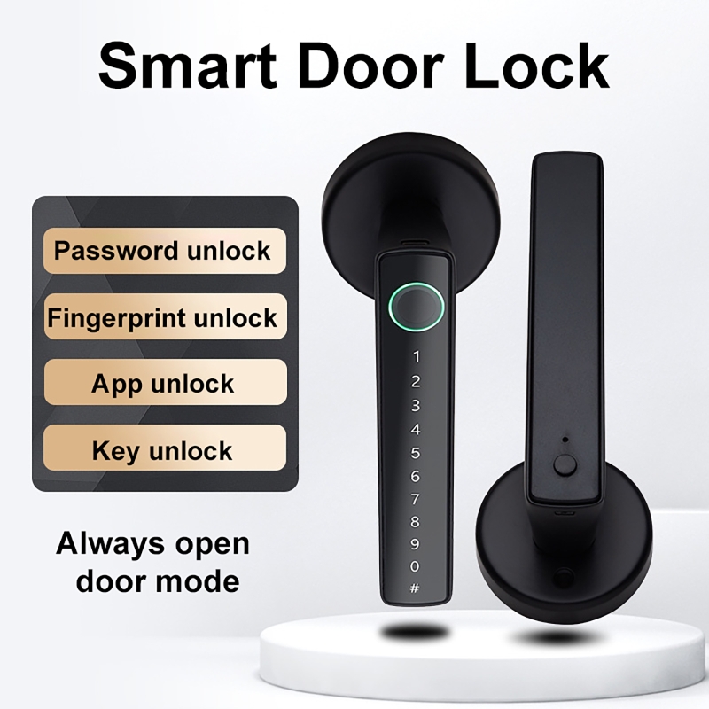 Smart Door Lock APP/Password/F - Home Bathroom Lock ulasan dan harga