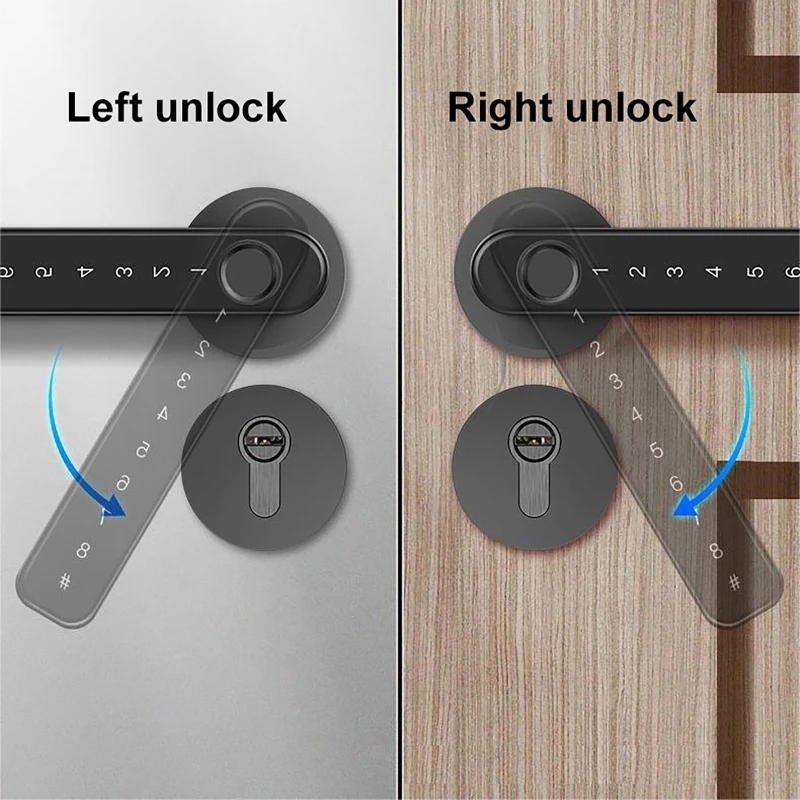 Smart Door Lock APP/Password/F - Home Bathroom Lock ulasan dan harga