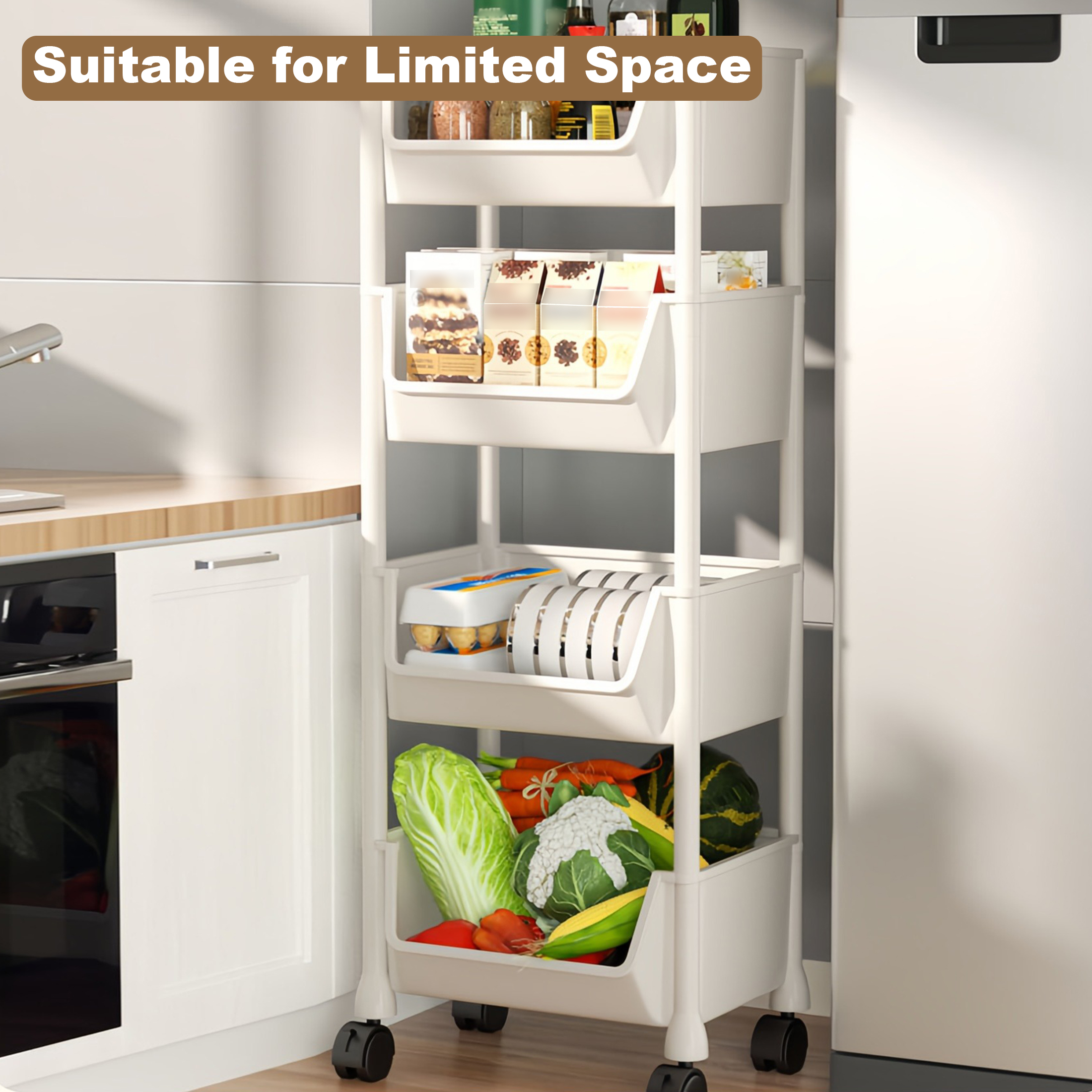 Trolley Bookshelf Kitchen Stor - Zara Home Bathroom Accessories ulasan dan harga