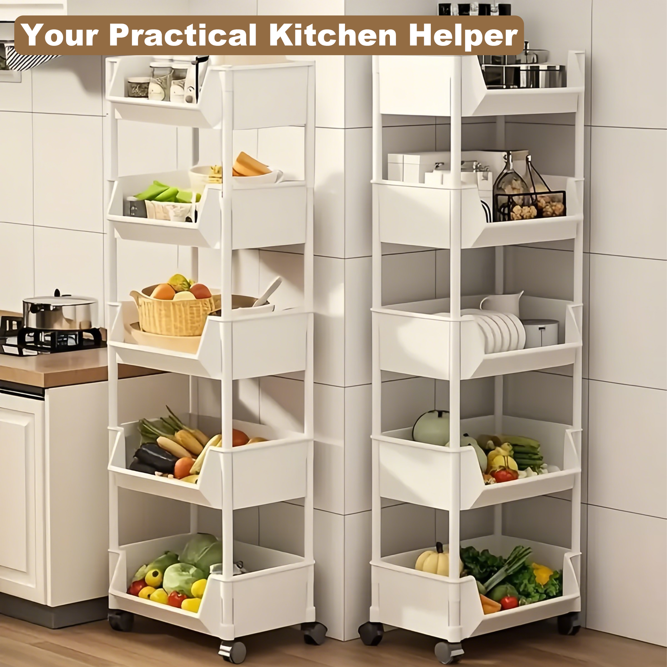 Trolley Bookshelf Kitchen Stor - Zara Home Bathroom Accessories ulasan dan harga