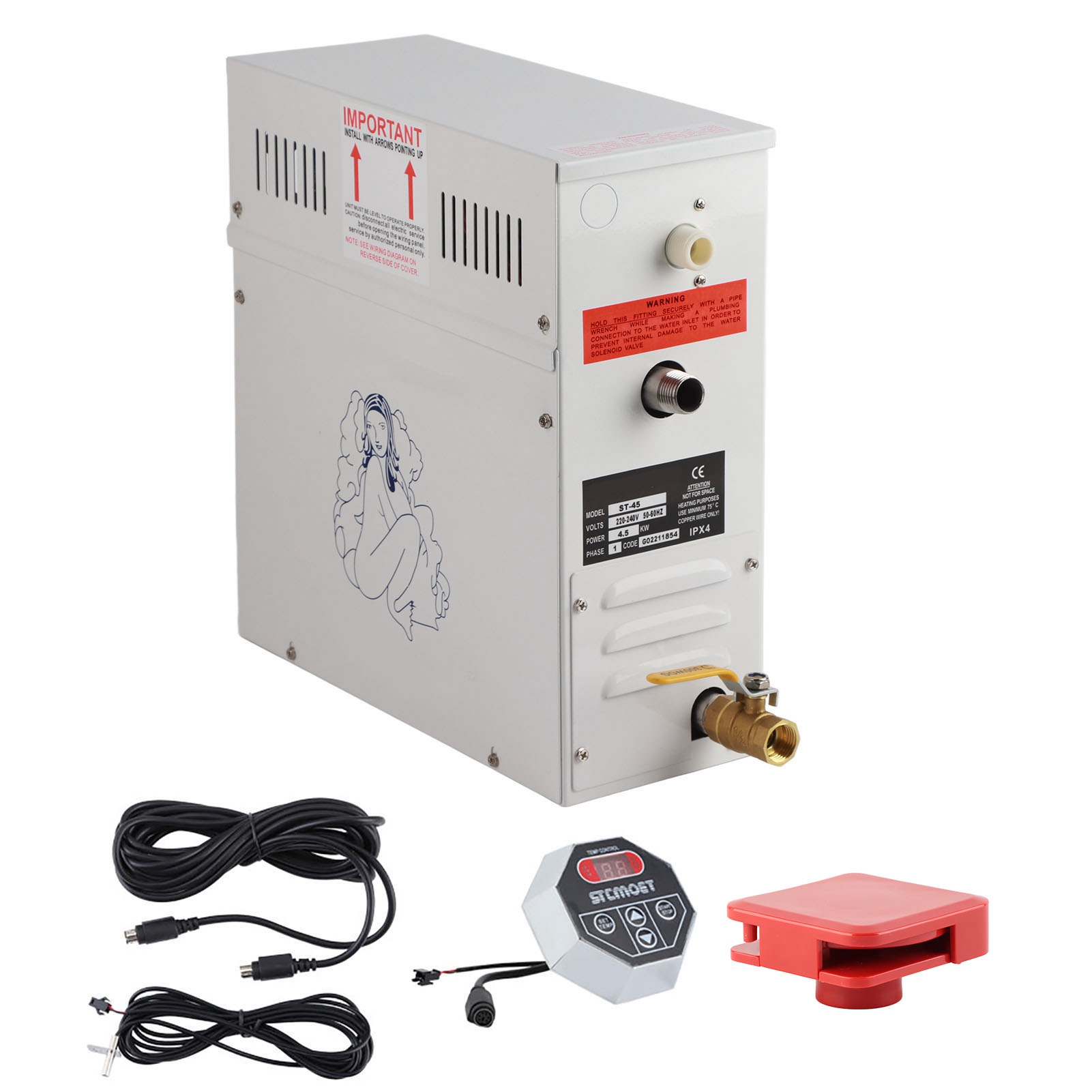 4.5KW 220V Steam Generator Sho - Home Bathroom Sauna ulasan dan harga