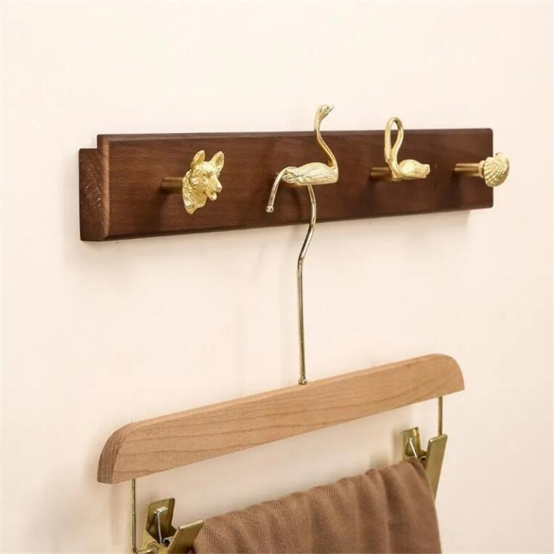 Wall Mount Row Hook Brass Anim - Zara Home Bathroom Accessories ulasan dan harga