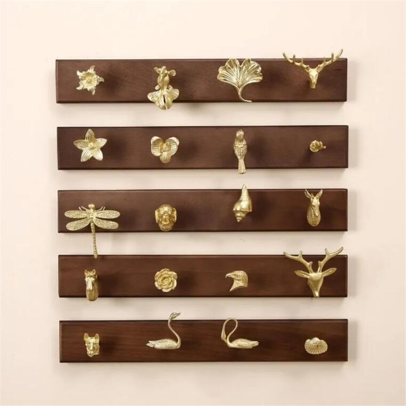 Wall Mount Row Hook Brass Anim - Zara Home Bathroom Accessories ulasan dan harga