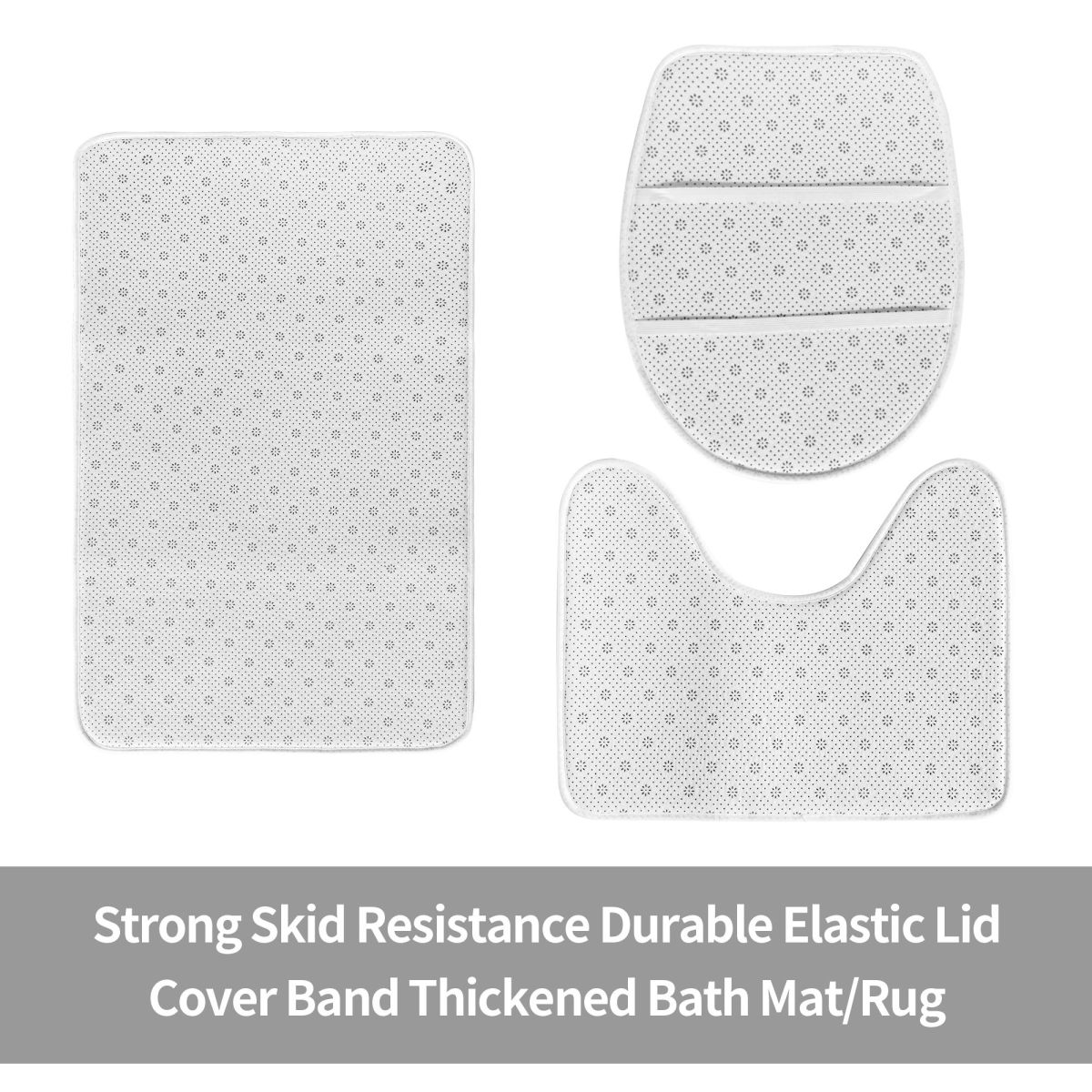 Two Tpot BFDI 3 Pcs Bath Mat B - Home Bathroom With Two Toilets ulasan dan harga