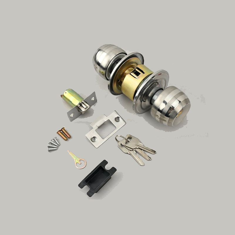 Stainless Steel Golden Round B - Home Bathroom Lock ulasan dan harga