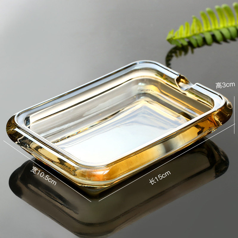Glass Soap Holder Elegant Desi - Glass Soap Dish ulasan dan harga