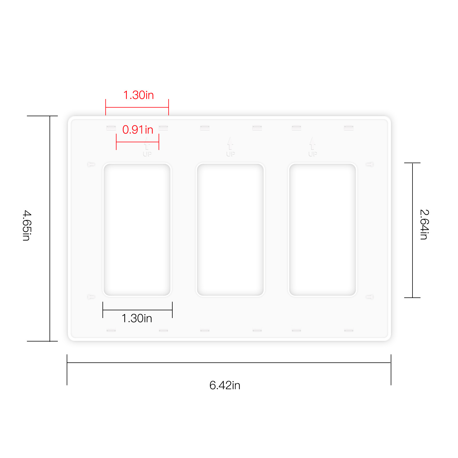 US、EU Type Switch Panel 2/3/4  - Bathroom Home Improvement ulasan dan harga