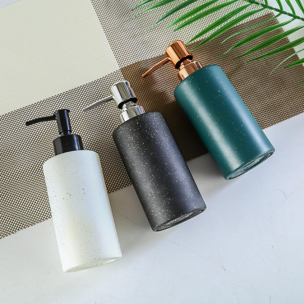 Thickened Glass Bottles Glass  - Home One Bathroom Accessories ulasan dan harga