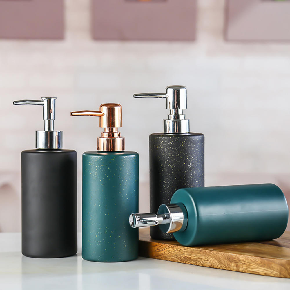 Thickened Glass Bottles Glass  - Home One Bathroom Accessories ulasan dan harga