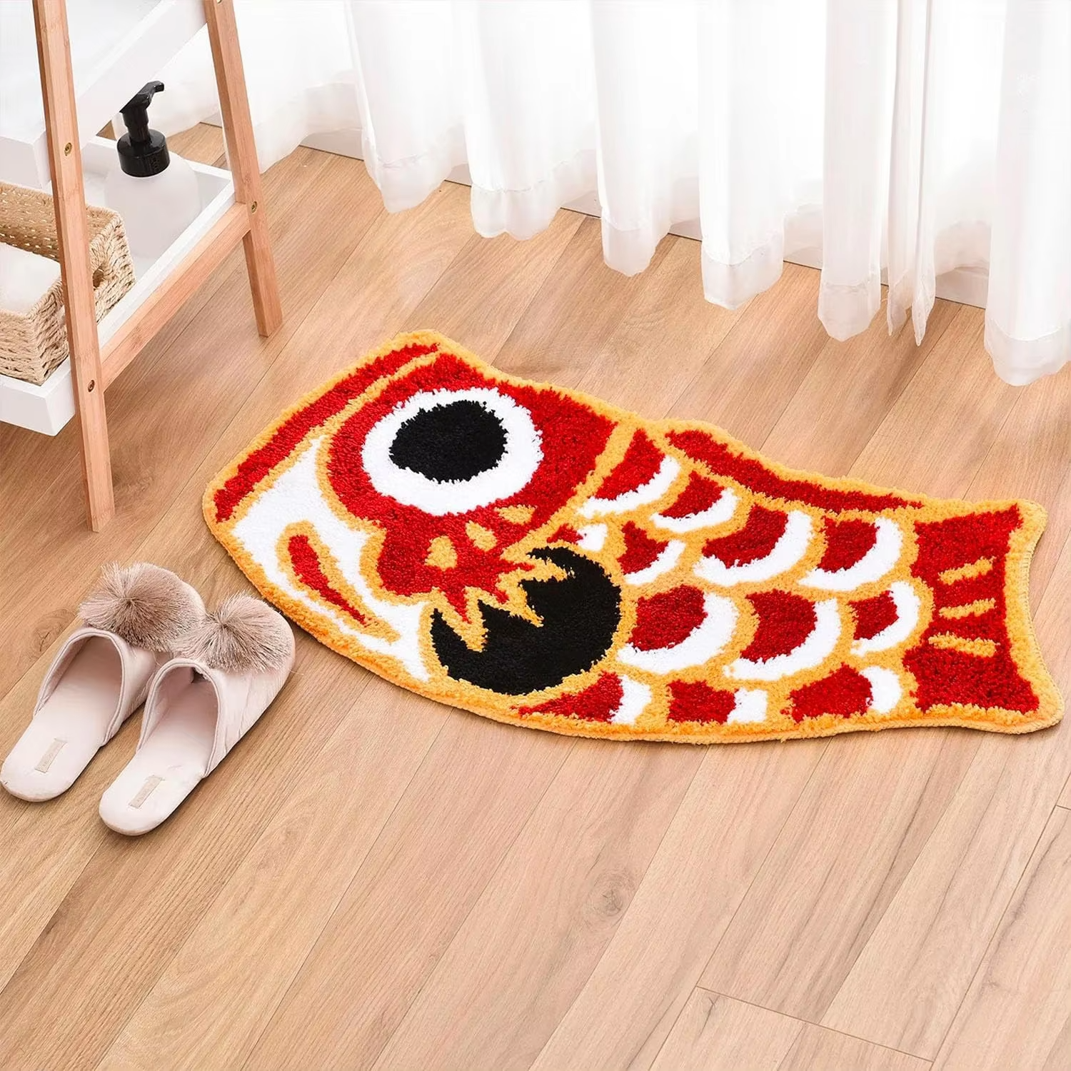 VIKAMA Auspicious Carp Carpet  - Home Goods Bathroom Rugs ulasan dan harga